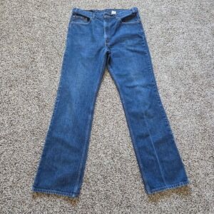 Vintage 90's Levis 517 Bootcut Jeans Mens 38x36 Blue Denim Tall Cotton Y2K
